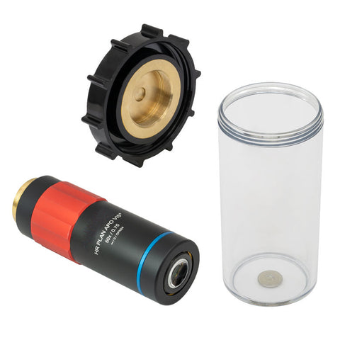 TH-HPA50XAB - 50X High-Resolution Plan Apochromat VIS+ Objective, 400 - 1100 nm, 0.75 NA, 5.0 mm WD