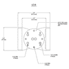 TH-LC1A - Swivel Mount for 60 mm Cage System, Imperial Taps