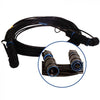 FOSCO Blue Delphi 12-channel Jam-Nut Receptacle to ST - SM 1 Foot