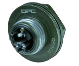 Blue 12-Fiber SM Tactical Assembly QFOCA Jam Nut - ST 10 feet
