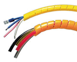 Spiral Wrap offers abrasion protection for wires, cables, hoses and tubing, Bundle Tange 3/8"