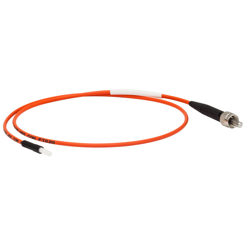 TH-M77L005 - Ø200 µm Core, 0.39 NA, SMA905 to Ø2.5 mm Ferrule Patch Cable, 0.5 m Long