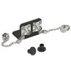 TH-ADAFCB2 - FC/PC to FC/PC Dual L-Bracket Mating Sleeve, Wide Key (2.2 mm)