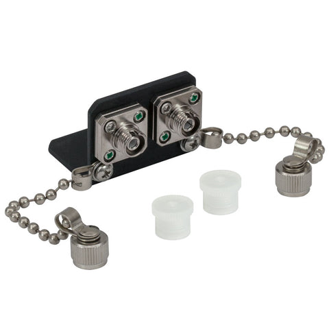 TH-ADAFCB4 - FC/APC to FC/APC Dual L-Bracket Mating Sleeve, Narrow Key ...