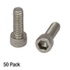 TH-SH8S050 - 8-32 Stainless Steel Cap Screw, 1/2" Long, 50 Pack