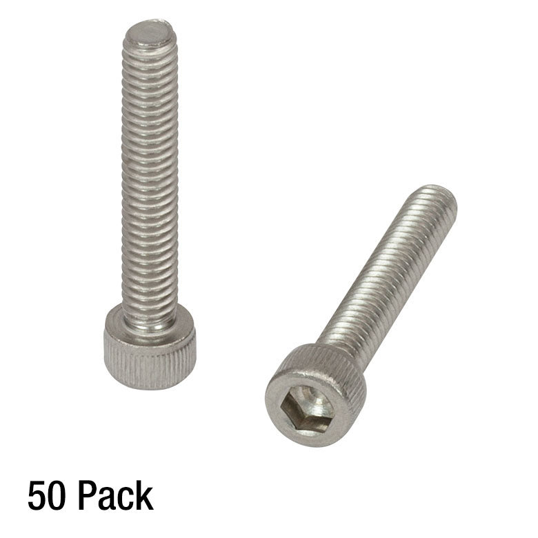 TH-SH8S100 - 8-32 Stainless Steel Cap Screw, 1" Long, 50 Pack