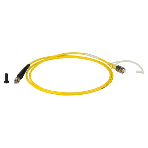 TH-P2-405B-PCSMA-1 - Single Mode Patch Cable, 405 - 532 nm, FC/PC to SMA, Ø3 mm Jacket, 1 m Long