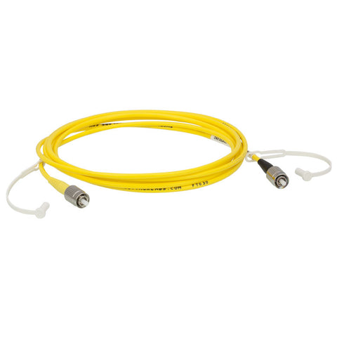 TH-P1-405AR-2 - SM Patch Cable, AR-Coated FC/PC to Uncoated FC/PC, 405 - 532 nm, 2 m