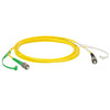 TH-P5-405AR-2 - SM Patch Cable, AR-Coated FC/PC to Uncoated FC/APC, 405 - 532 nm, 2 m