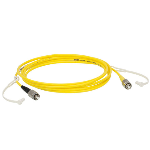 TH-P1-460AR-2 - SM Patch Cable, AR-Coated FC/PC to Uncoated FC/PC, 488 - 633 nm, 2 m