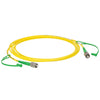 TH-P3-460AR-2 - SM Patch Cable, AR-Coated FC/APC to Uncoated FC/APC, 488 - 633 nm, 2 m