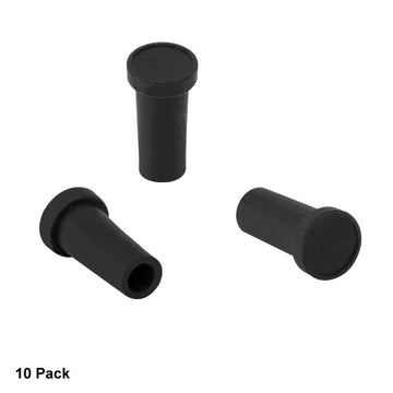 TH-CAPM - Black Rubber Dust Caps for Ø3.2 mm Ferrules, 10 Pack
