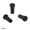 TH-CAPM - Black Rubber Dust Caps for Ø3.2 mm Ferrules, 10 Pack