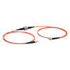 TH-RJPS2 - SMA to SMA, Ø200 µm, 0.39 NA, Rotating Patch Cable, 2 m Long