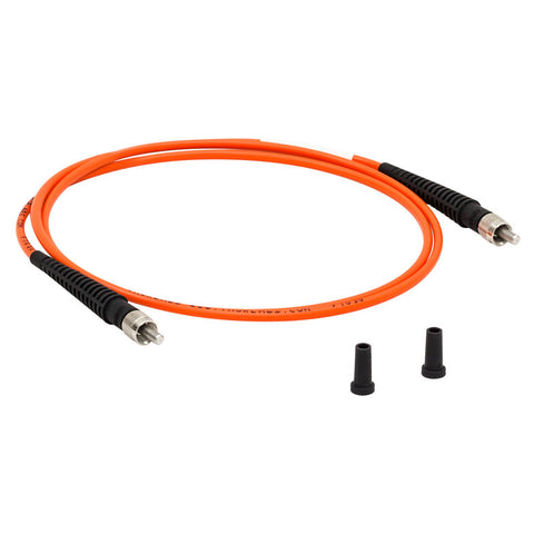 TH-M38L01 - Ø200 µm, 0.39 NA, SMA-SMA Fiber Patch Cable, Low OH, 1 Meter