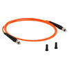 TH-M38L01 - Ø200 µm, 0.39 NA, SMA-SMA Fiber Patch Cable, Low OH, 1 Meter