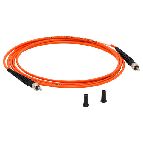 TH-M44L01 - Ø200 µm, 0.50 NA, SMA-SMA Fiber Patch Cable, Low OH, 1 Meter