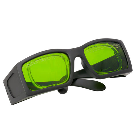 TH-LG2A - Laser Safety Glasses, Green Lenses, 19% Visible Light Transmission, Comfort Style