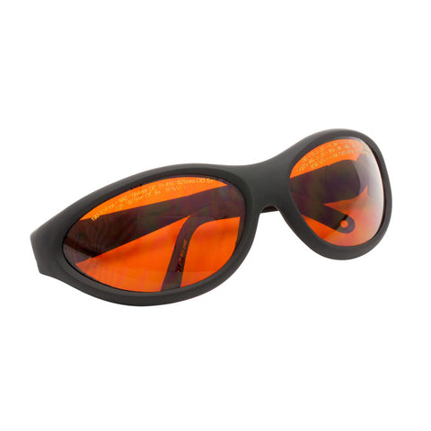 TH-LG10B - Laser Safety Glasses, Amber Lenses, 35% Visible Light Transmission, Sport Style