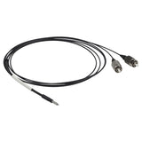 TH-BFY32FL1 - Dual Ø200 µm Core, 700 µm Core Spacing, 0.39 NA, Patch Cable, FC/PC to Ø2.5 mm SS Ferrule, 1 m Long