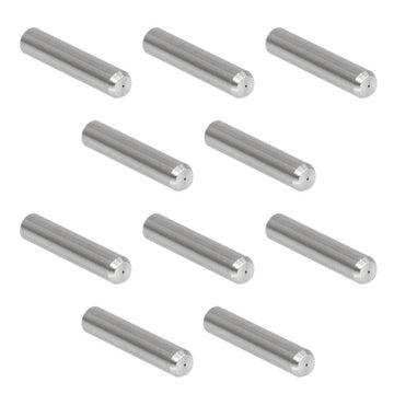 TH-SF340-10 - Ø2.5 mm, 12.7 mm Long SS Ferrule for MM Fiber, Ø340 µm Bore Size, 10 Pack