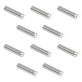 TH-SFLC440-10 - Ø1.25 mm, 6.4 mm Long SS Ferrule for MM Fiber, Ø440 µm Bore Size, 10 Pack