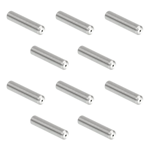 TH-SFLC230-10 - Ø1.25 mm, 6.4 mm Long SS Ferrule for MM Fiber, Ø231 µm Bore Size, 10 Pack
