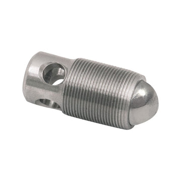 TH-F25ST050 - Fine Hex Adjuster with Torque Holes, 1/4"-80, 1/2" Long