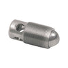 TH-F25ST038 - Fine Hex Adjuster with Torque Holes, 1/4"-80, 3/8" Long