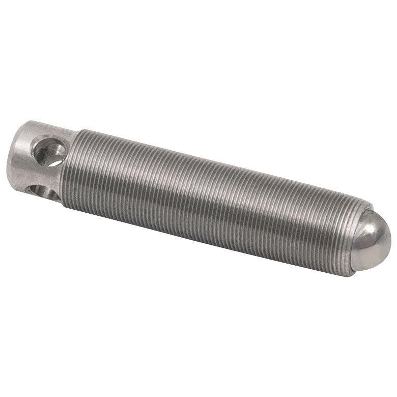 TH-F25ST100 - Fine Hex Adjuster with Torque Holes, 1/4"-80, 1" Long