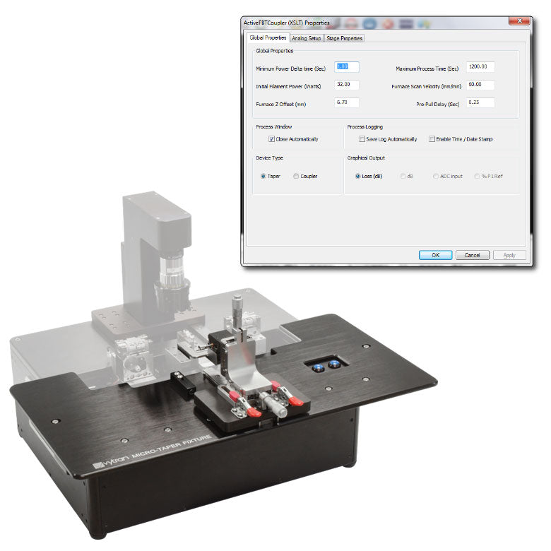 TH-GPXFBT-FXTB - Fixture with Removable Taper Holder for Vytran Glass Processor