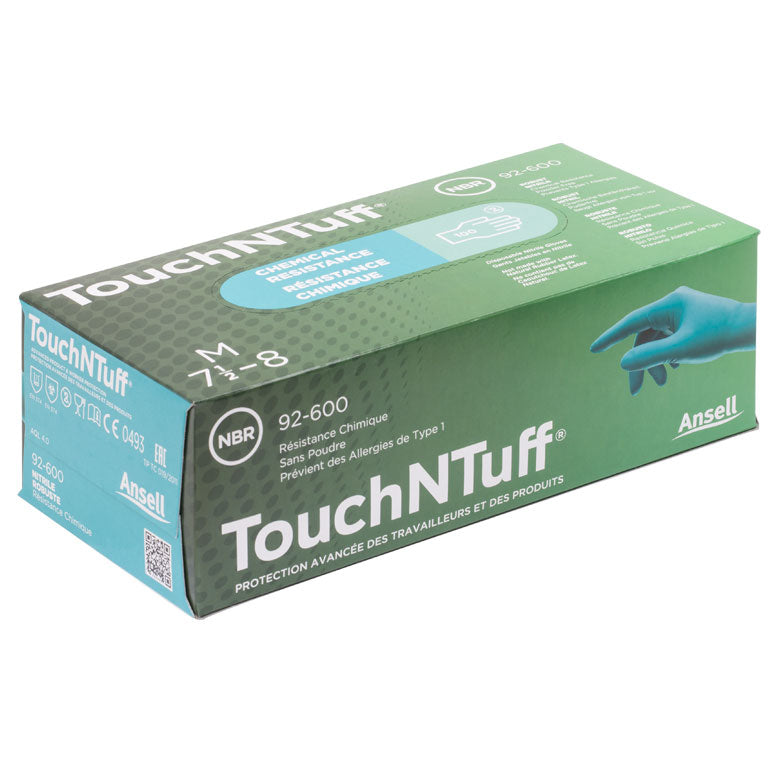 TH-MC10-M - Medium Powder-Free Nitrile Gloves, Qty. 100 Gloves, Teal