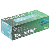 TH-MC10-L - Large Powder-Free Nitrile Gloves, Qty. 100 Gloves, Teal