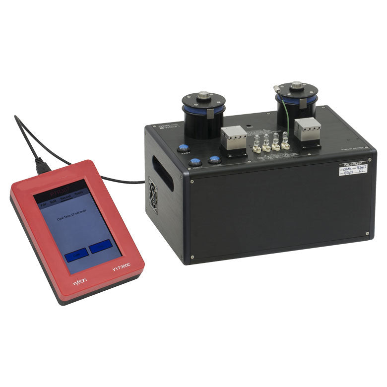 TH-PTR307B - Fiber Recoater with UV Lamps, Rotary Proof Tester, and Manual Recoat Injector, 50 mm Max Fiber Recoat Length, Requires Manual Mold Assembly