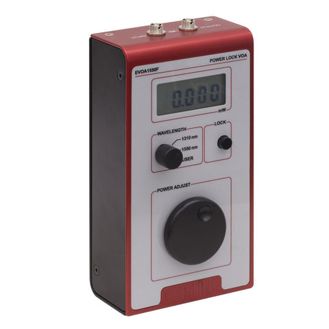 TH-EVOA1550A - Electronic Variable Optical Attenuator with Power Lock, FC/APC, 1250 to 1625 nm
