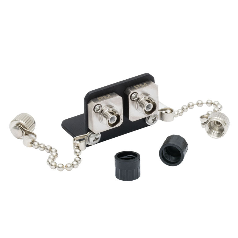 TH-ADAFCPMB3 - FC/PC to FC/PC or FC/APC to FC/APC Dual L-Bracket Mating Sleeve, Wide Precision Key (2.2 mm)