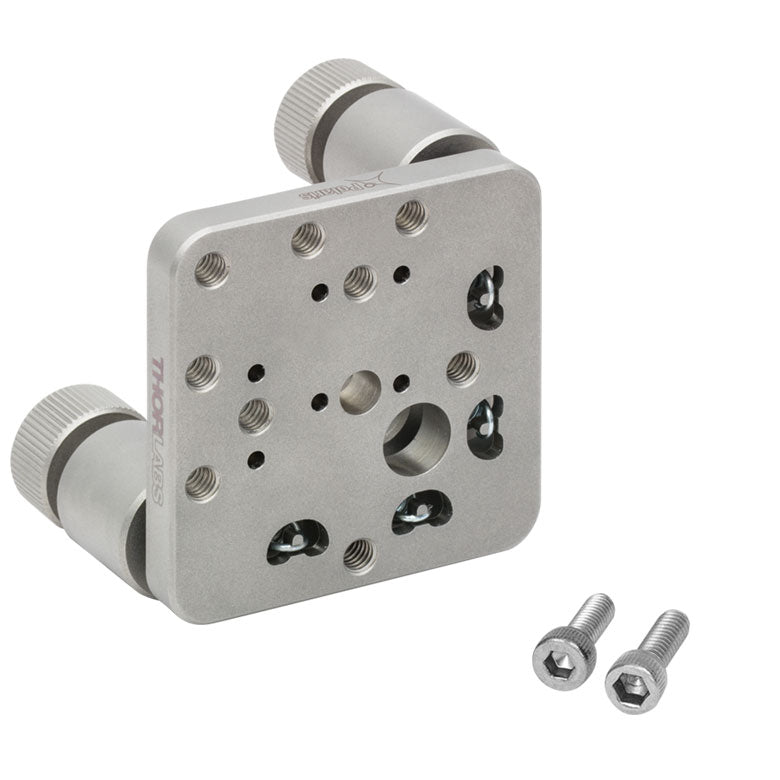 THPOLARIS-K1M4 - Polaris Kinematic Platform Mount, 2 Adjusters, 8-32 Mounting Holes