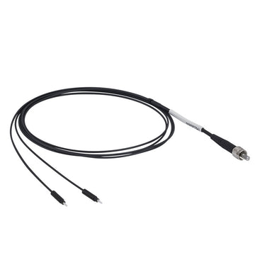 TH-BFYF1LS01 - Bifurcated Fiber Bundle, Ø200 µm Core, 0.22 NA, SMA905 to Ø2.5 mm Ferrules, 1 m Long