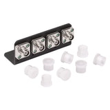 TH-ADAFCB6 - FC/APC to FC/APC Quadruple L-Bracket Mating Sleeve, Narrow Key (2.0 mm)