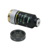 TH-N10X-PHE - 10X Nikon Phase Contrast Objective, Apodized Dark Low, 0.25 NA, 6.2 mm WD