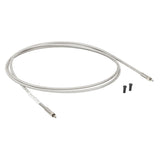 TH-M93L01 - Ø1500 µm, 0.39 NA, Stainless Steel SMA-SMA Fiber Patch Cable, High OH, 1 Meter