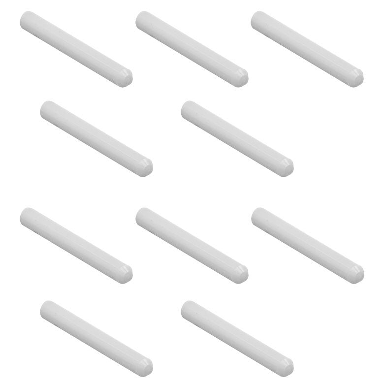 TH-CFX126-10 - Ø1.25 mm, 10.5 mm Long Ceramic Ferrule for SM Fiber, Ø126 µm Bore Size, 10 Pack