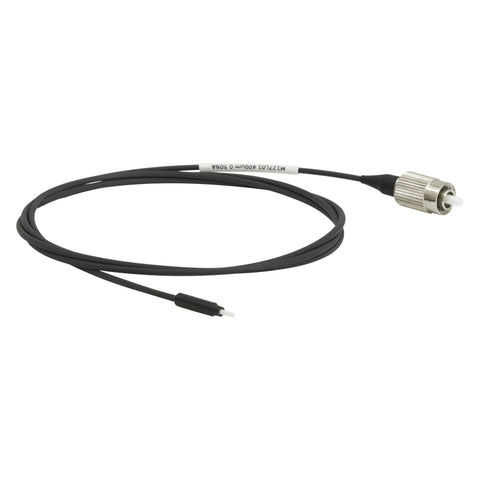 TH-M127L01 - Ø400 µm Core, 0.50 NA FC/PC to Ø1.25 mm Ferrule Patch Cable, 1 m Long