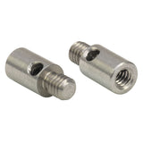 TH-AS4M25E - Adapter with Internal M4 x 0.7 Threads and External 1/4"-20 Threaded Stud