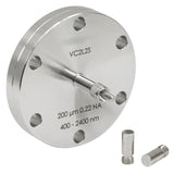 TH-VC2L2S - Fiber Feedthrough for Ø2.75" CF Flange, Low OH, Ø200 µm Core, 400 - 2400 nm, 0.22 NA, SMA