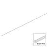 TH-FTB03 - Fluorine-Doped Fused Silica Capillary Tube, 800 µm ID, 1100 µm OD, 170 mm Long