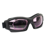 TH-LG5C - Laser Safety Goggles, Pink Lenses, 61% Visible Light Transmission, Modern Goggle Style