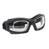 TH-LG6C - Laser Safety Goggles, Clear Lenses, 93% Visible Light Transmission, Modern Goggle Style
