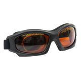 TH-LG10C - Laser Safety Goggles, Amber Lenses, 35% Visible Light Transmission, Modern Goggle Style