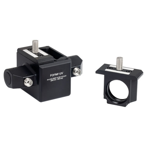 TH-FOFMS-M - In-Line Multimode Fiber Optic Filter Mount, 450 nm - 20 µm, M6 Tap, SMA